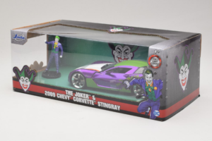 Chevrolet Corvette C6 Stingray The Joker With Figure Jada 1:24 253255020 Metall – Bild 3 von 3