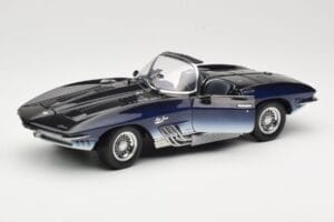 Chevrolet Corvette Mako Shark Dunkelblau UT Models 1:18 21061 Metall – Bild 2 von 8