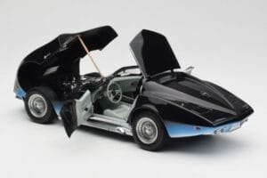 Chevrolet Corvette Manta Ray Blau AUTOart 1:18 71041 Metall – Bild 5 von 8