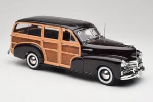 Chevrolet Fleetmaster Woody Schwarz & Wood Panels Maisto 1:18 43697545B Metall – Bild 6 von 8