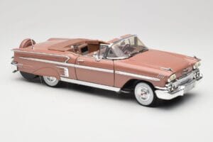 Chevrolet Impala Cabriolet Braun Motormax 1:18 73112 Metall – Bild 6 von 8