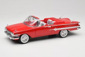 Chevrolet Impala Cabriolet Rot Welly 1:18 9864W Metall