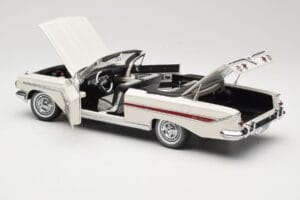 Chevrolet Impala Cabriolet Weiss Sun Star 1:18 3405 Metall – Bild 5 von 8