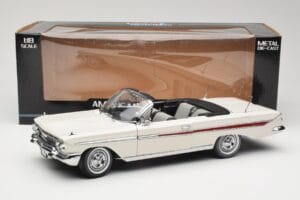 Chevrolet Impala Cabriolet Weiss Sun Star 1:18 3405 Metall – Bild 8 von 8