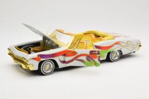 Chevrolet Impala Lowrider White Metallic Hot Wheels 1:18 27635 Metall – Bild 2 von 8