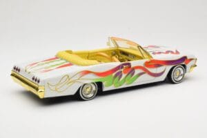Chevrolet Impala Lowrider White Metallic Hot Wheels 1:18 27635 Metall – Bild 3 von 8