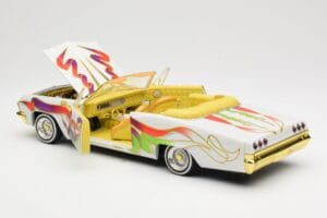 Chevrolet Impala Lowrider White Metallic Hot Wheels 1:18 27635 Metall – Bild 5 von 8