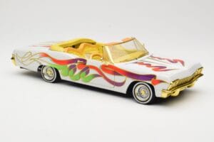 Chevrolet Impala Lowrider White Metallic Hot Wheels 1:18 27635 Metall – Bild 6 von 8