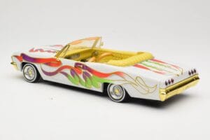 Chevrolet Impala Lowrider White Metallic Hot Wheels 1:18 27635 Metall – Bild 7 von 8