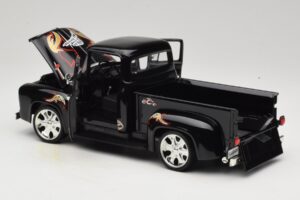 Chevrolet Old School Cody Project Truck & Chopper Set Joyride 1:18 33911 Metall – Bild 5 von 8