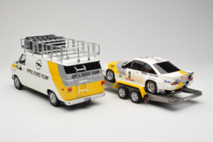 Opel Manta 400 Group B Rally Tour de Corse 1984 Mit Chevrolet G30 Servicefahrzeug Otto 1:18 OT491 Resin – Bild 2 von 13