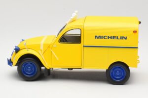Citroen 2CV Fourgonnette Michelin Bibendum Norev 1:18 181502 Metall – Bild 3 von 6