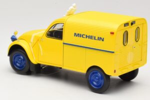Citroen 2CV Fourgonnette Michelin Bibendum Norev 1:18 181502 Metall – Bild 5 von 6