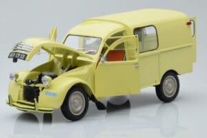 Citroen 2CV Furgonette AK350 Pastis Gelb Norev 1:18 181488 Metall – Bild 2 von 8