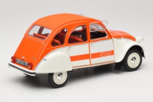 Citroen 2CV Spot Orange & Weiss Solido 1:18 421183600 Metall – Bild 3 von 8
