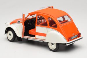 Citroen 2CV Spot Orange & Weiss Solido 1:18 421183600 Metall – Bild 5 von 8