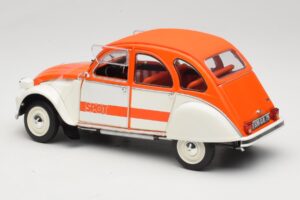 Citroen 2CV Spot Orange & Weiss Solido 1:18 421183600 Metall – Bild 7 von 8