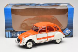 Citroen 2CV Spot Orange & Weiss Solido 1:18 421183600 Metall – Bild 8 von 8