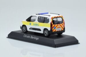 Citroen Berlingo Ambulance SAMU Weiss Gelb Norev 1:43 155769 Metall – Bild 3 von 4