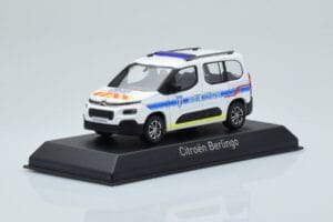Citroen Berlingo Police Municipale v2 Weiss Blau Norev 1:43 155768 Metall – Bild 2 von 4