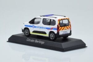 Citroen Berlingo Police Municipale v2 Weiss Blau Norev 1:43 155768 Metall – Bild 3 von 4