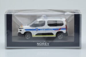 Citroen Berlingo Police Municipale v2 Weiss Blau Norev 1:43 155768 Metall – Bild 4 von 4
