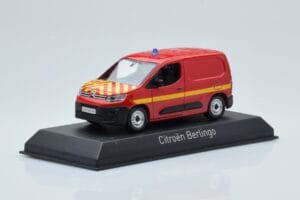 Citroen Berlingo Van Sapeurs Pompiers Rot Norev 1:43 155772 Metall – Bild 2 von 4