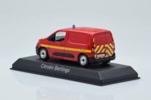 Citroen Berlingo Van Sapeurs Pompiers Rot Norev 1:43 155772 Metall – Bild 3 von 4