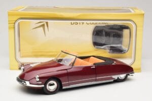 Citroen DS19 Cabriolet Bordeaux Norev 1:18 181561 Metall – Bild 8 von 8