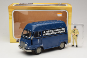 Citroen Estafette Gendarmerie Blau Mit Figur Norev 1:18 185165 Metall – Bild 6 von 6