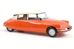 Citroen ID19 Orange & Creme Norev 1:12 121580 Metall