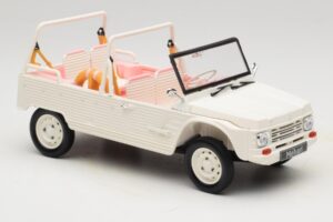 Citroen Mehari Eden Sorbet Weiss und Rosa Norev 1:18 181804 Metall – Bild 4 von 6