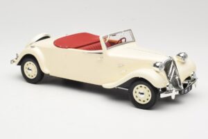 Citroen Traction Avant 11B Cabriolet Creme Norev 1:18 181440 Metall – Bild 4 von 6