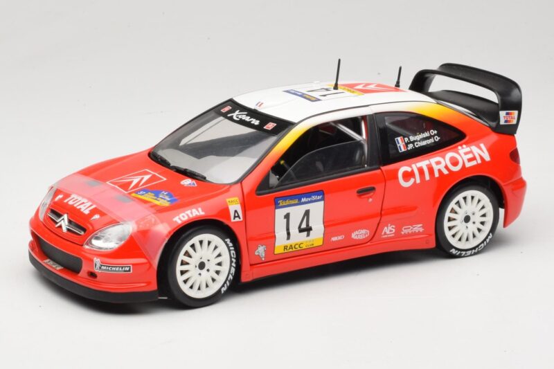 Citroen Xsara T4 WRC #14 P. Bugalski / J-P. Chiaroni WRC 2001 Solido 1:18 9021 Metall