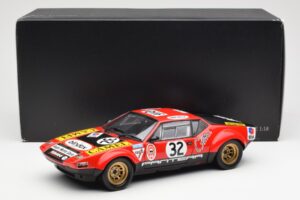 De Tomaso Pantera #32 Jaquemin / Deprez 24 Hours of Le Mans 1972 Kyosho 1:18 08855B Metall – Bild 8 von 8