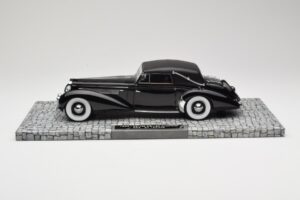 Delage D8-120 Cabriolet Schwarz Minichamps 1:18 107115131 Metall – Bild 3 von 6