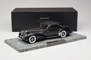 Delage D8-120 Cabriolet Schwarz Minichamps 1:18 107115131 Metall – Bild 6 von 6