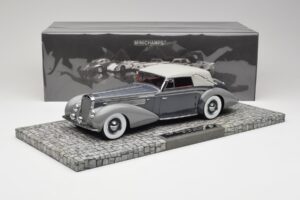 Delage D8 120 Cabriolet Grau & Dunkelgrau Minichamps 1:18 107115134 Metall – Bild 6 von 6
