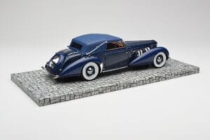 Delage D8-120 Cabriolet Two Tone Blau Minichamps 1:18 107115132 Resin – Bild 2 von 6