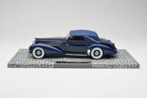 Delage D8-120 Cabriolet Two Tone Blau Minichamps 1:18 107115132 Resin – Bild 3 von 6