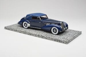 Delage D8-120 Cabriolet Two Tone Blau Minichamps 1:18 107115132 Resin – Bild 4 von 6