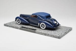 Delage D8-120 Cabriolet Two Tone Blau Minichamps 1:18 107115132 Resin – Bild 5 von 6