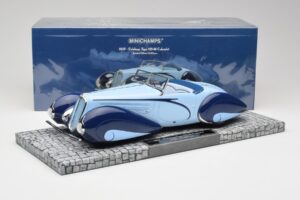 Delahaye Type 135-M Cabriolet Mullin Museum Minichamps 1:18 107116160 Metall – Bild 2 von 6