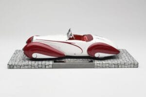 Delahaye Type 135 M Cabriolet Weiss Rot Minichamps 1:18 107116161 Resin – Bild 3 von 6
