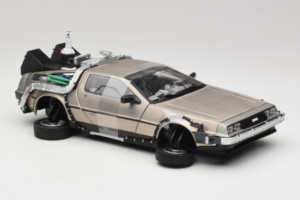 DeLorean DMC-12 Back to the Future Time Machine Sun Star 1:18 2710 Metall – Bild 4 von 6