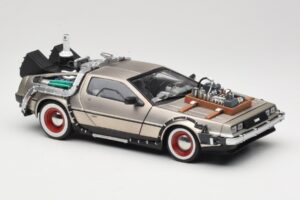 DeLorean DMC-12 Back to the Future Part III Sun Star 1:18 2712 Metall – Bild 6 von 8