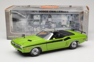 Dodge Challenger Cabriolet Grün Greenlight 1:18 12803-06G Metall – Bild 8 von 8