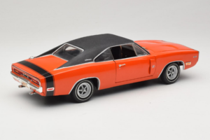 Dodge Charger R/T Orange & Schwarz American Muscle 1:18 39314 Metall – Bild 3 von 8
