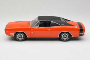 Dodge Charger R/T Orange & Schwarz American Muscle 1:18 39314 Metall – Bild 4 von 8