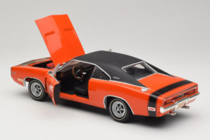 Dodge Charger R/T Orange & Schwarz American Muscle 1:18 39314 Metall – Bild 5 von 8